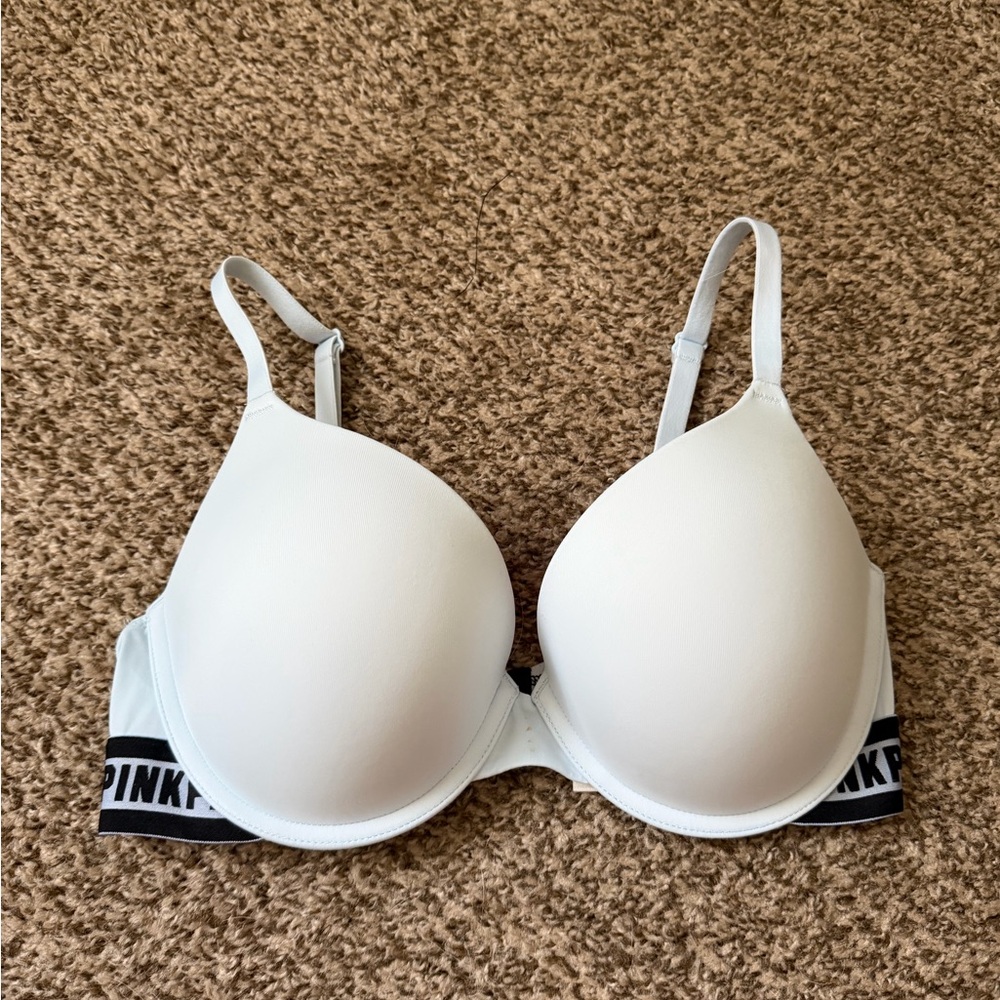 Victoria's Secret Light Blue Bra with Black Accents
